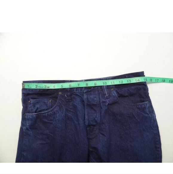 Shockoe Atelier x Ledbury 30x33 Button-Fly Templeton Selvedge Indigo Made in USA - Picture 7 of 13